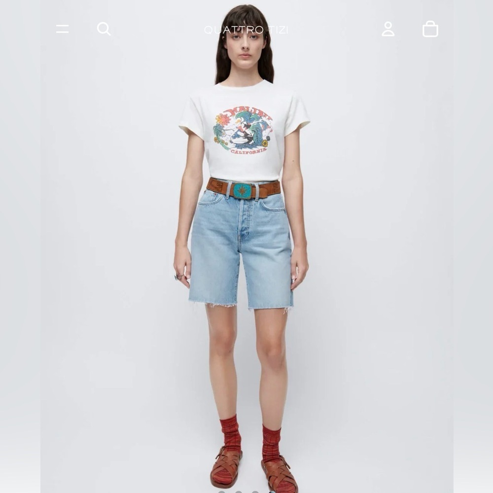 RE/DONE 90S COMFY SHORT - WORN IN NAF Size 28